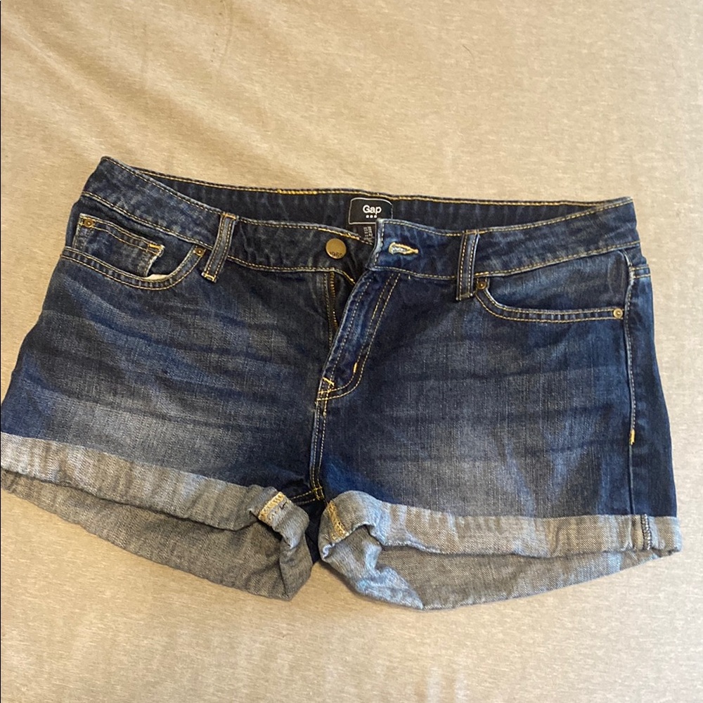 GAP Women's Dark Blue Jean Shorts